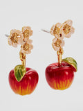 Apple Blossom Drop Earrings