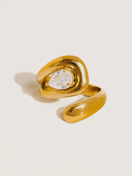 Ronnie Wrap CZ Ring