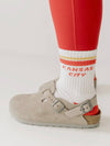 Kansas City Crew Socks in White