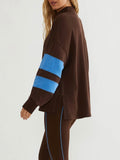 Jaylyn Sweatshirt in Caribou Blue