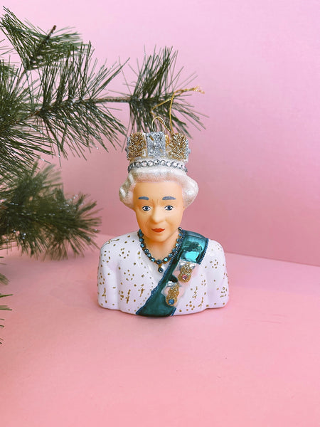 Queen Elizabeth Bust Ornament