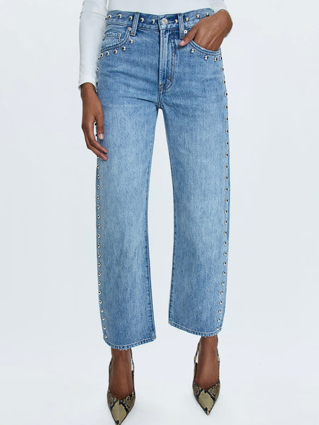 Lexi Studded Jean in Satellite