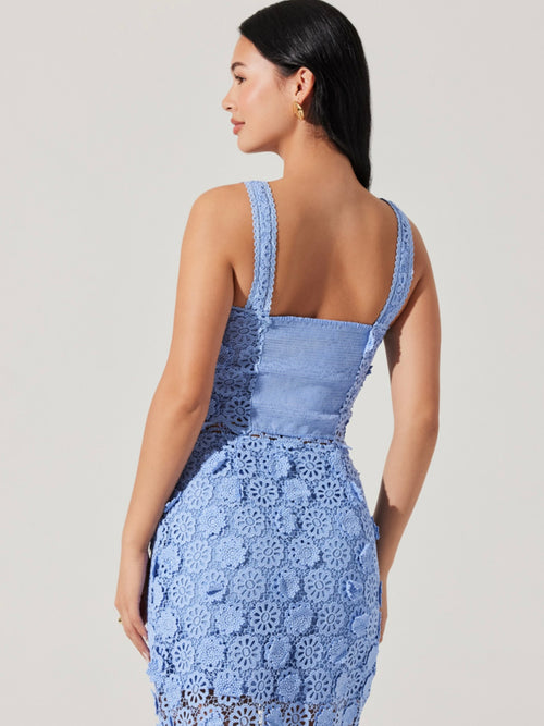 Jonae Top in Blue