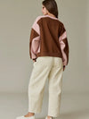 Go Glen Cocoa Sweatshirt in Brown & Pink