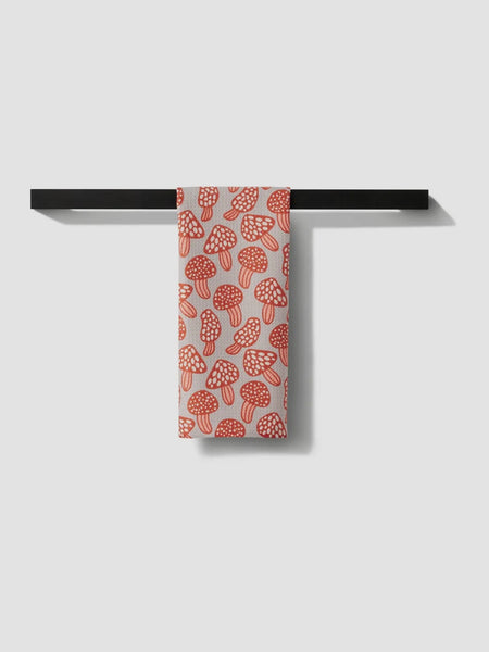 Many Mushrooms Tea Towel