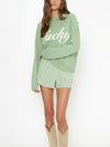 Off Duty Sweater in Lucky Graphic Knit