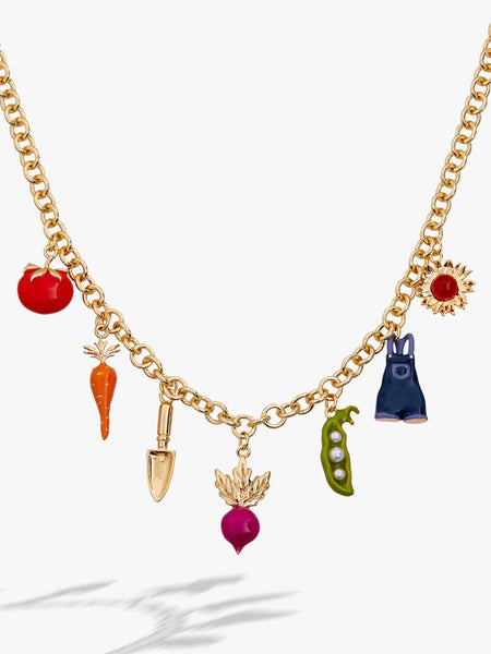 Farmers Market Charm Necklace