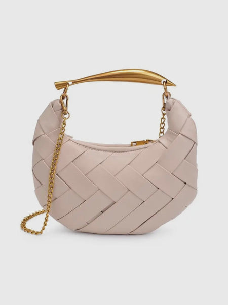 Ursula Woven Bag in Ivory
