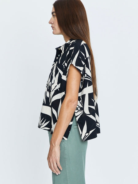 Lara Button Up in Bird of Paradise