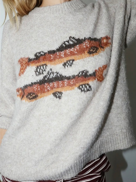 Catch & Release Sweater in Oatmeal
