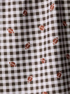 Football Check Tea Towel