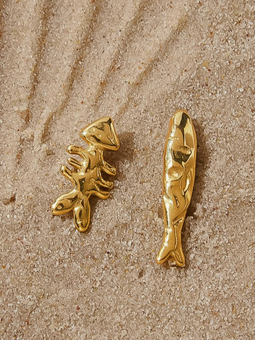 Selkie Mismatch Fish Earrings