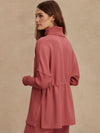 Ethel Cinch Waist Sweat in Mauvewood