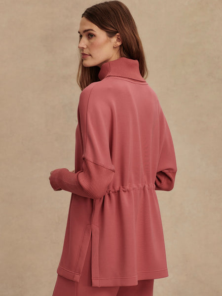 Ethel Cinch Waist Sweat in Mauvewood
