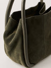 Barlow Bucket Bag in Dark Olive