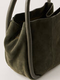 Barlow Bucket Bag in Dark Olive