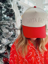 Santa Hat Trucker Hat in Red