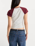The Raglan Tee in Vintage Grey