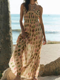 FP One Ciella Printed Dress in Dusty Pink Combo