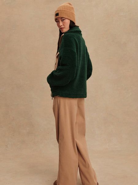 Lowell Sherpa Jacket in Pine Grove