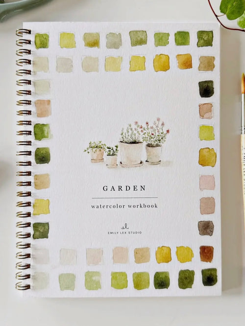 Garden Watercolor Workbook