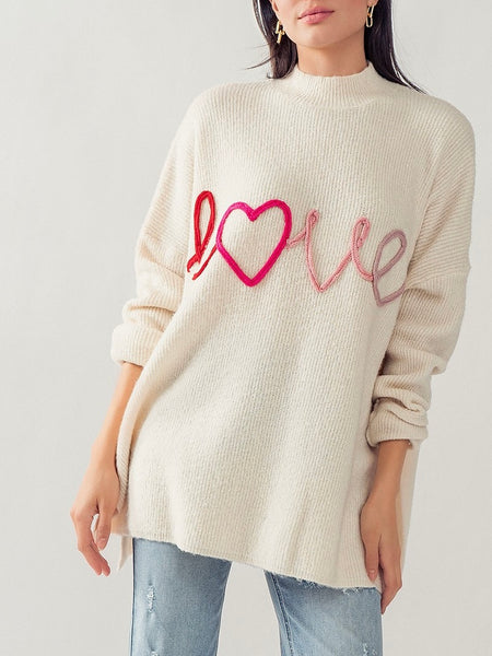 Abundance of Love Sweater in Ivory