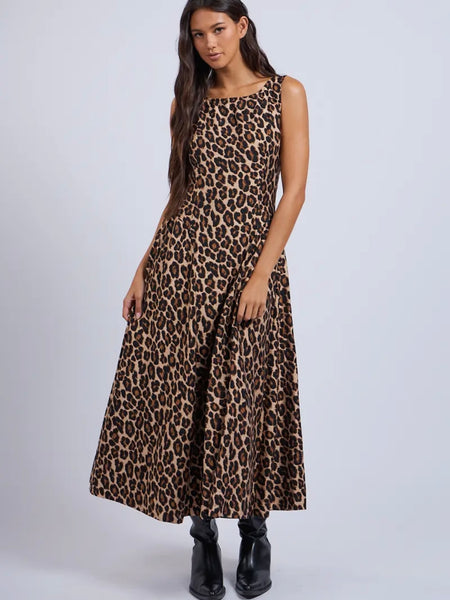 Wild About You Midi Dress in Cheetah