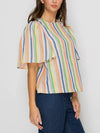 Mocktails on Monday Stripe Top in Multi