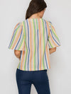 Mocktails on Monday Stripe Top in Multi