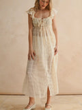 Midnight Mood Chiffon Top Dress in Cream