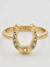 Lucky In Love Horseshoe Ring