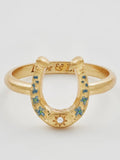 Lucky In Love Horseshoe Ring