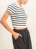Show Your Stripes Tee in Black