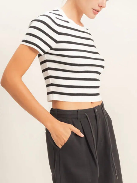 Show Your Stripes Tee in Black