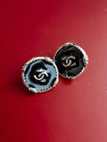 Repurposed Black & Gold Enid Studs