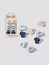 Recycled Plastic Mini Cloud Claw Clips 8pc in Garden Bouquet