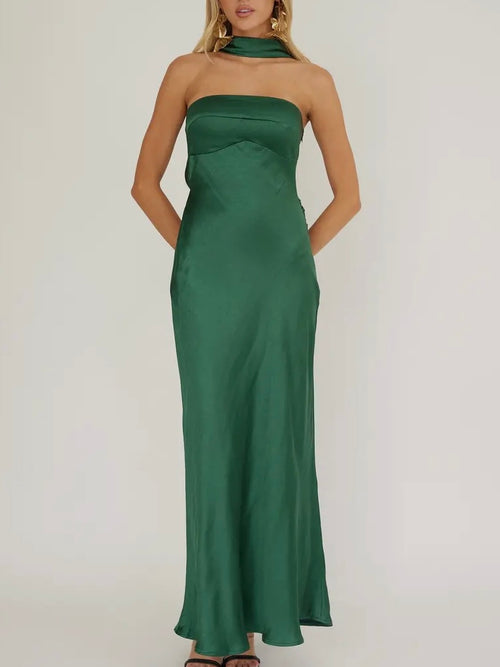 Evening In Emerald Maxi Dress in Green