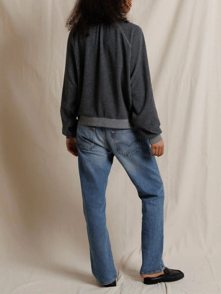 Oversized Ziggy Sweatshirt in Dark Heather Grey