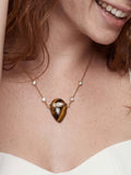 Solstice Necklace in Tiger's Eye
