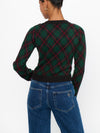 Tuck In Sweater in Mistletoe Plaid Knit