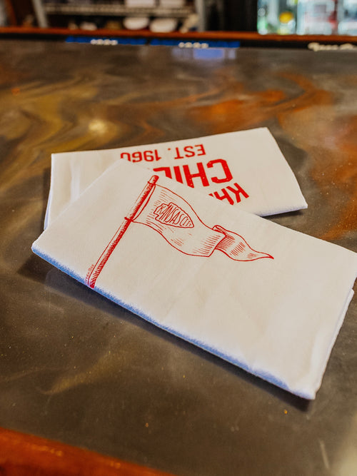 KC Chiefs Pennant Dish Towel
