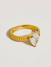 Emberlace Pear Stone Ring