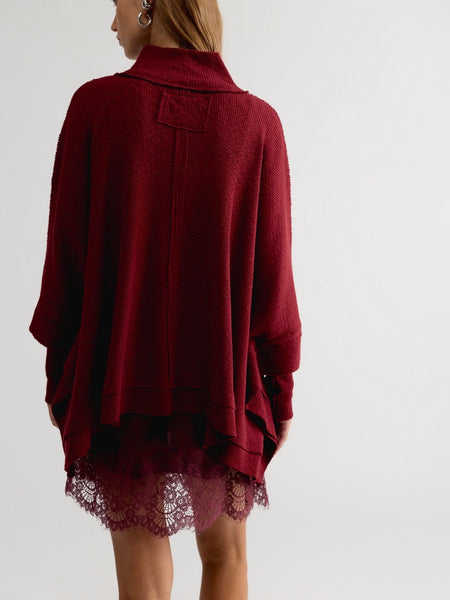 Moon Daisy Thermal in Cabernet