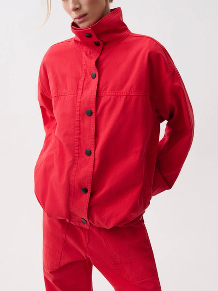 Liberty Funnel Neck Jacket in Negroni