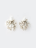 White Coral Earrings