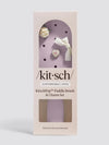 KitschPop Paddle Brush in Soft Violet