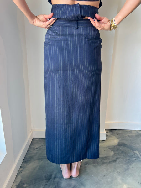 Amelia Skirt in Bleu Marine