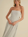 Back To Bows Strapless Dress in Ivory