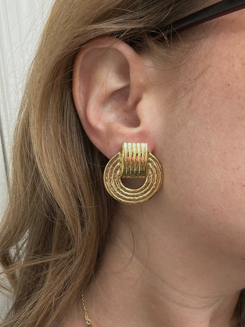 Carmela Doorknocker Earrings