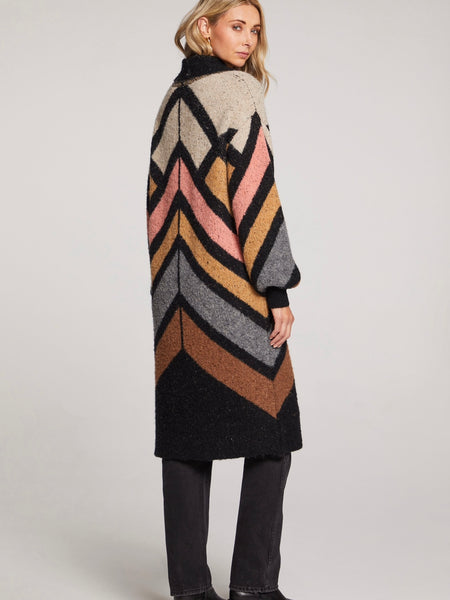 Charo Sweater in Multi Stripe